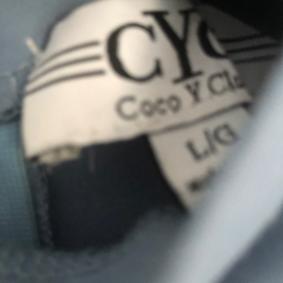 Coco Y Club Blue knit large tunic - Picture 2 of 3